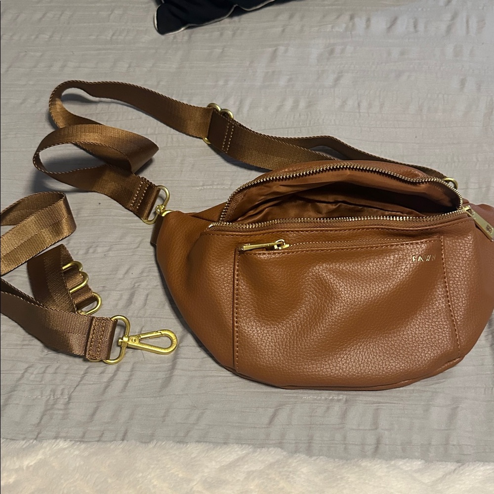 Fawn Design Tan Leather Belt Bag - Picture 6 of 8